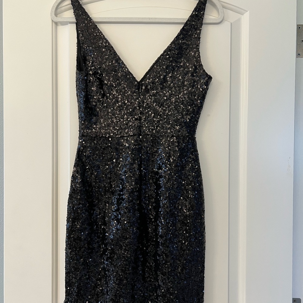 Black sequin dress
